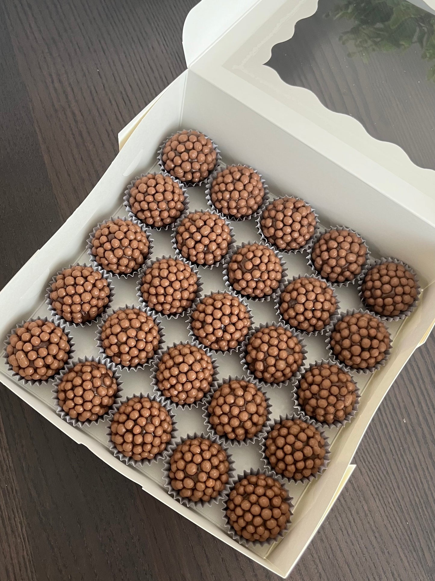 Brigadeiro Ball - Chocolate with Belgian Milk Chocolate Balls
